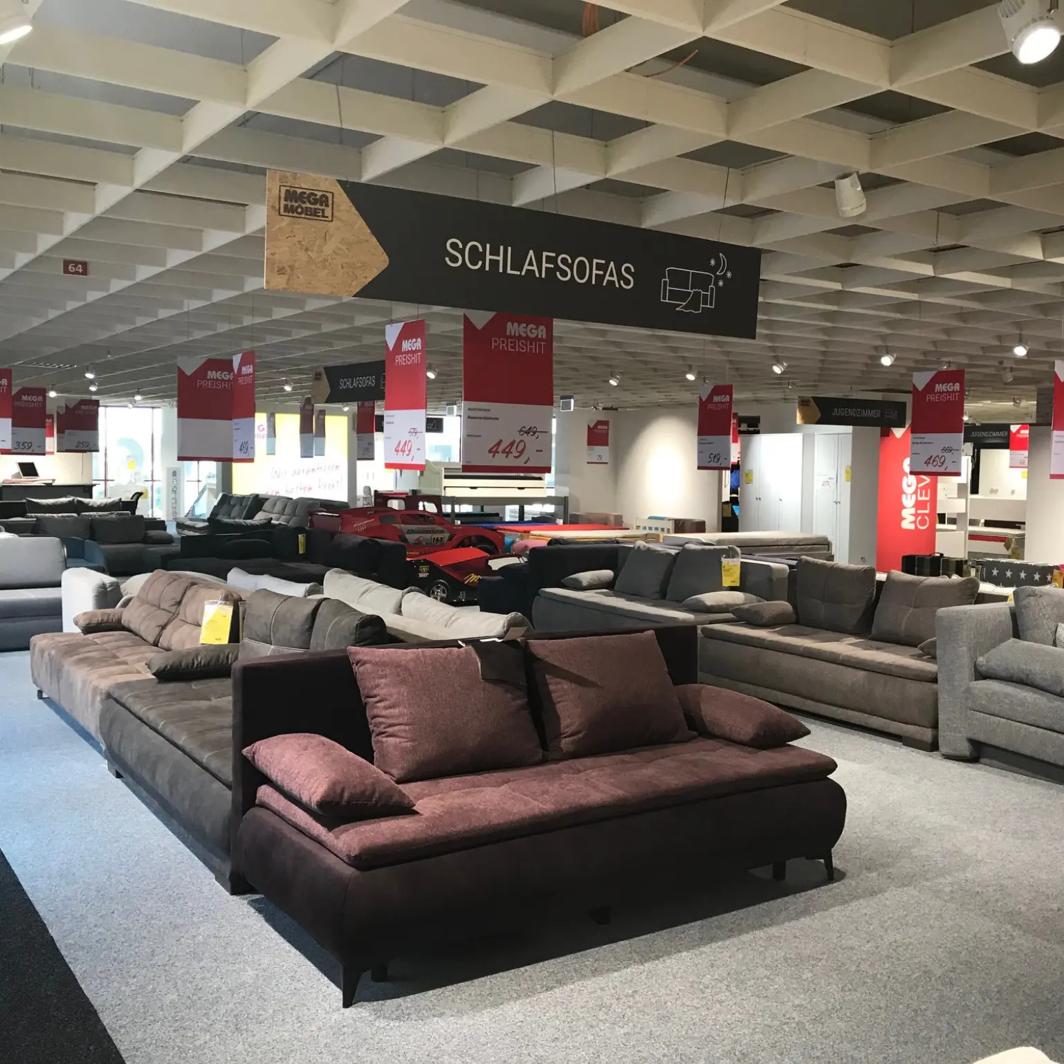 Magasin MEGA Möbel Rastatt SB Meubles Discount